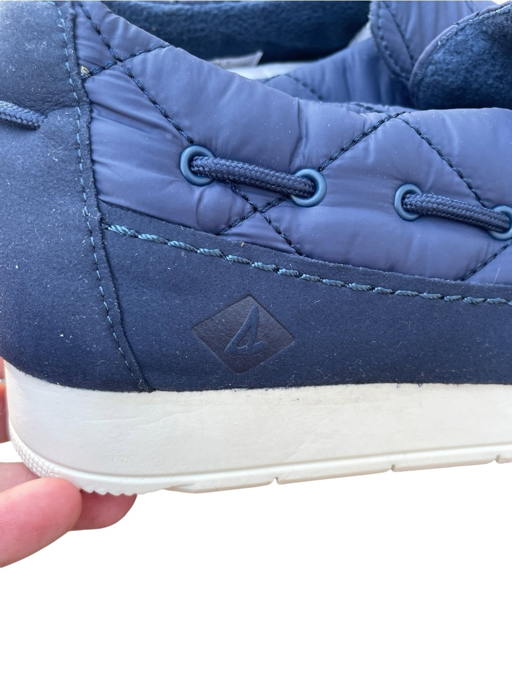 Sperry Mens Sperry MocSider Quilted Nylon Slippers, Casual Shoe, Size 7.5, NWOT - Picture 3 of 5